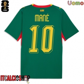 Senegal Sadio Mane #10 Seconda Maglia Mondiali 2026 Manica Corta